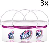 Vanish Oxi Action Crystal White Base Poeder - Voor Witte Was - 2,4kg x3