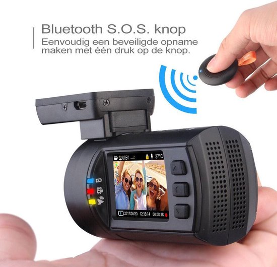 Mini 0906 4K Wifi 2CH Dual GPS dashcam voor auto | bol
