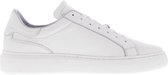 Tango | Luna 16-d white leather sneaker - white sole | Maat: 42