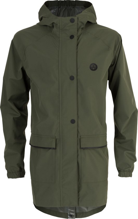 AGU GO Parka Kids Regenjas Essential - Groen - 140 - Meisjes & Jongens - Waterdicht & Ademend