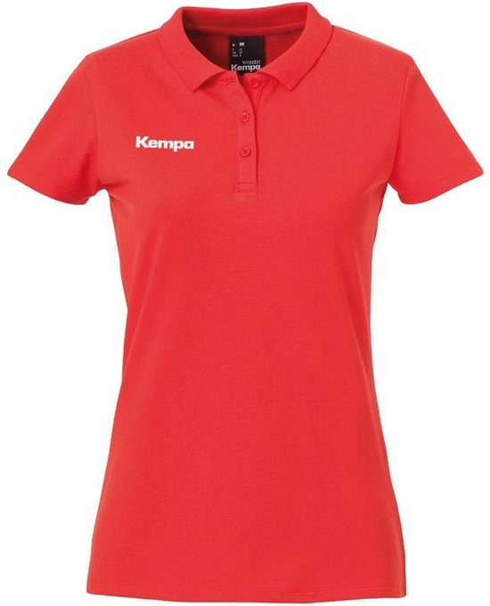 Kempa Poloshirt Dames Rood Maat XS