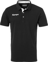 Kempa Prime Polo Shirt Zwart Maat 2XL