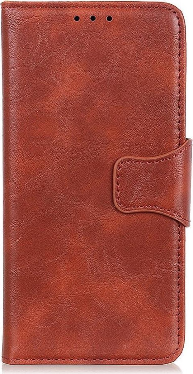 Shop4 - Motorola Moto E7 Hoesje - Wallet Case Cabello Bruin