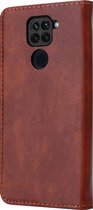 ShieldCase Wallet case Xiaomi Redmi Note 9 - bruin