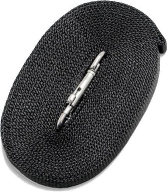 Karlie 67015 Plus Nylon-Hundeleine 15mm X 100cm Braun - Mit Edelstahlkarabiner, Strapazierfähig Für Kleine Bis Mittlere Hunde