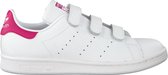 Adidas Stan Smith Cf J Lage sneakers - Leren Sneaker - Meisjes - Wit - Maat 35,5