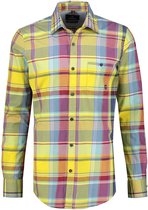 Lerros Lange mouw Overhemd - 20D1018 541 BRIGHT YELLOW (Maat: XL)