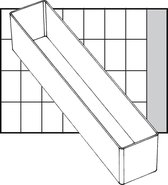 Inzet Box, H: 47 mm, afm 218x39 mm, 1 stuk