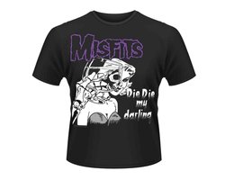 Misfits Heren Tshirt -L- Die Die My Darling Zwart