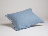 Yumeko kussensloop velvet flanel light blue 50x60