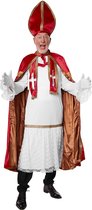 dressforfun - Sint-Niklaas-set donkerrood S - verkleedkleding kostuum halloween verkleden feestkleding carnavalskleding carnaval feestkledij partykleding - 303458