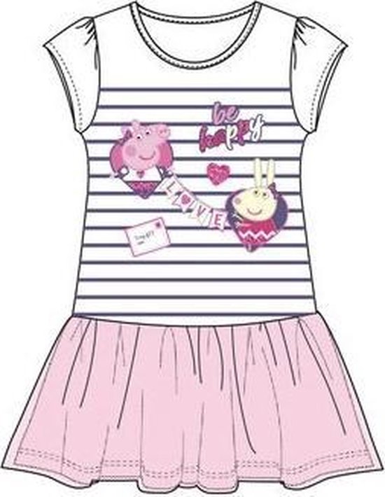 Next REGULAR FIT - PEPPA PIG & EVIE PIG - Jurk - pink/donkerroze