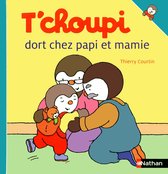 Les Albums T'choupi - T'choupi dort chez papi et mamie EFL2