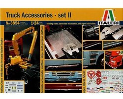 Italeri Modelbouwpakket Militaire voertuigen - 3854 Truck Accessoires - Set II Plastic - 1:24 - Modelbouw