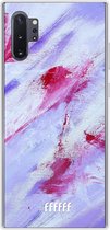 Samsung Galaxy Note 10 Plus Hoesje Transparant TPU Case - Abstract Pinks #ffffff