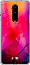 OnePlus 8 Hoesje Transparant TPU Case - Colour Bokeh #ffffff