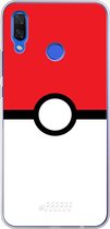 Huawei Nova 3 Hoesje Transparant TPU Case - Pokeball #ffffff