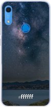 Huawei Y6 (2019) Hoesje Transparant TPU Case - Landscape Milky Way #ffffff