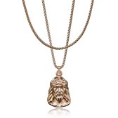 Croyez Jewelry | Jesus Rosegold Layerup | Box / 65cm / 65cm