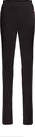 Zwarte legging met elastische tailleband en een klein roze hartje op de heup.