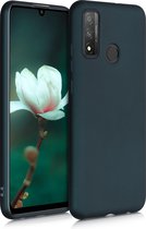 kwmobile telefoonhoesje voor Huawei P Smart (2020) - Hoesje voor smartphone - Back cover in metallic petrol