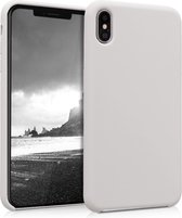 kwmobile telefoonhoesje voor Apple iPhone XS Max - Hoesje met siliconen coating - Smartphone case in beige
