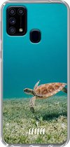 Samsung Galaxy M31 Hoesje Transparant TPU Case - Turtle #ffffff