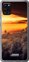 Samsung Galaxy A31 Hoesje Transparant TPU Case - Sea of Clouds #ffffff