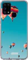 Samsung Galaxy M31 Hoesje Transparant TPU Case - Air Balloons #ffffff