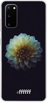 Samsung Galaxy S20 Hoesje Transparant TPU Case - Just a perfect flower #ffffff