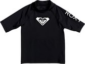 Roxy - UV Zwemshirt voor jonge meisjes - Whole Hearted - Antraciet - maat 110cm