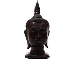 Boeddha Beeld Bruin U-Tong 24 cm - Boeddha Hoofd | GerichteKeuze