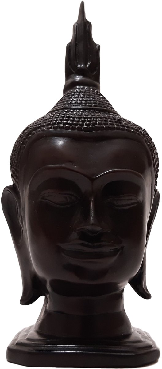 Boeddha Beeld Bruin U-Tong 24 cm - Boeddha Hoofd | GerichteKeuze