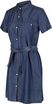 Regatta Quinty Coolweave-Katoenen Shirtjurk Met Zakken Voor Dames Denim Marineblauw