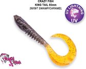 Crazy Fish King Tail - 6.5 cm - 2609 - swamp caramel