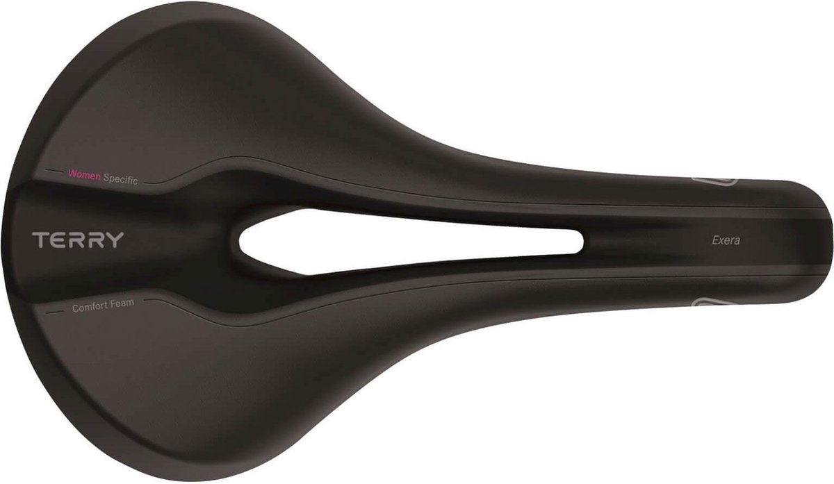 Terry zadel Butterfly Exera dames zwart - ZDT700