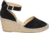 Dolcis dames espadrille - Zwart - Maat 40