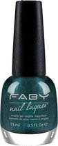 Faby Nagellak Winter Garden Dames 15 Ml Vegan Donkergroen