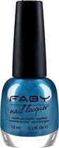 Faby Nagellak To Diana, With Love Dames 15 Ml Vegan Blauw