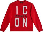 Dsquared2 Icon Sweater Rood  kids maat 140