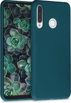 kwmobile telefoonhoesje geschikt voor Huawei P30 Lite - Hoesje voor smartphone - Back cover in metallic petrol