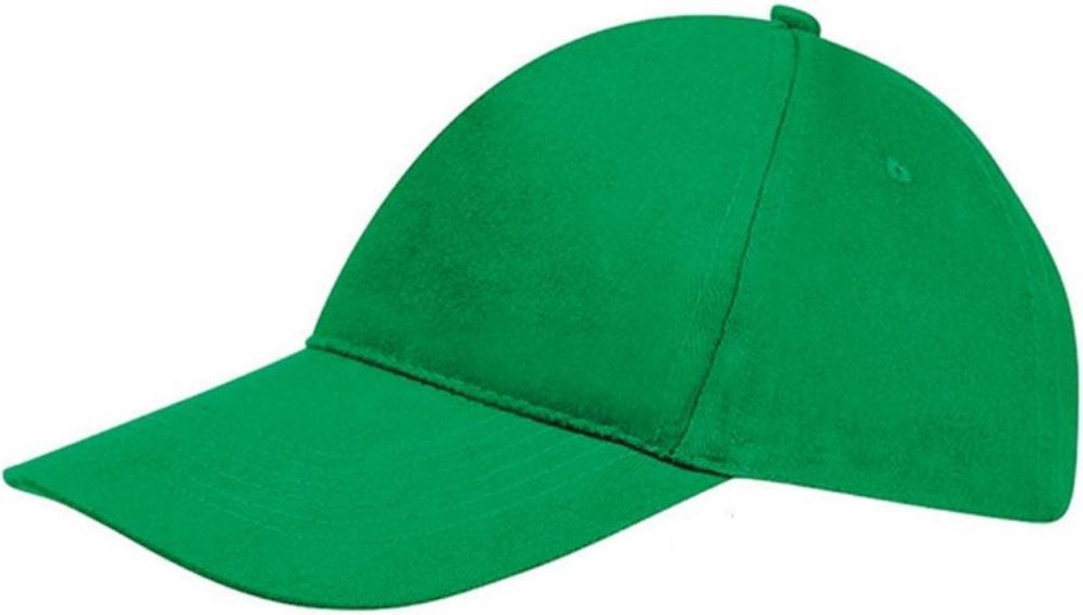 SOLS Unisex Sunny 5 Panel Baseball Cap (Kelly Groen)