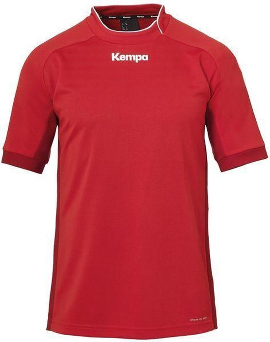 Kempa Prime Shirt Rood-Chili Rood Maat L