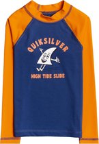 Quiksilver - UV-zwemshirt voor jongens - Longsleeve - Bubble Trouble - Oranje - maat 98cm