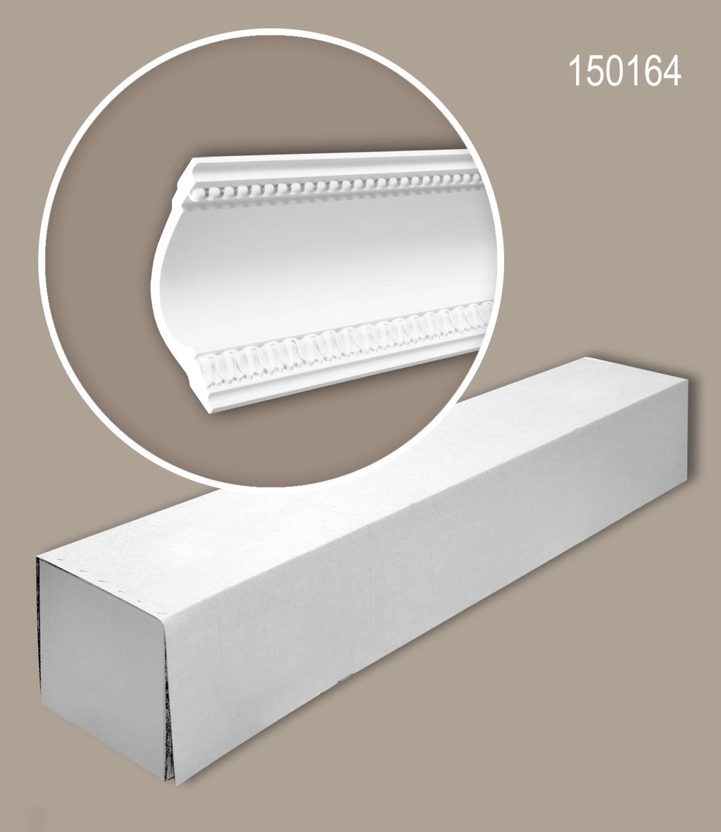 Profhome 150164 1 doos 5 stukken Kroonlijst 10 m