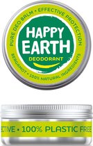 Happy Earth Pure Deodorant Balm Bergamot 45 gr - 100% natuurlijk