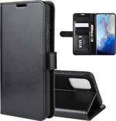 Voor Galaxy S20 R64 Texture Enkele horizontale flip beschermhoes met houder & kaartsleuven & portemonnee & fotolijst (zwart)