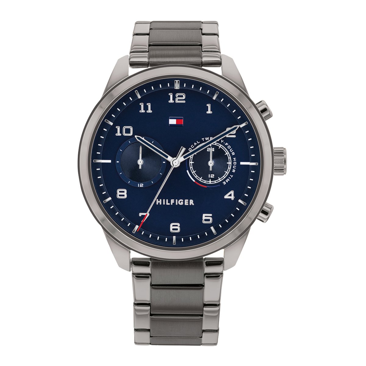 Tommy Hilfiger Patrick 1791782 Horloge - RVS - Grijs - Ø 44 mm