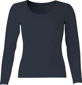 MOOI! Company -T-shirt Arlette lange mouw - O-Hals - Aansluitend model - Kleur Navy - XS