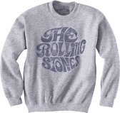 The Rolling Stones Sweater/trui -XL- Vintage 70s Logo Grijs